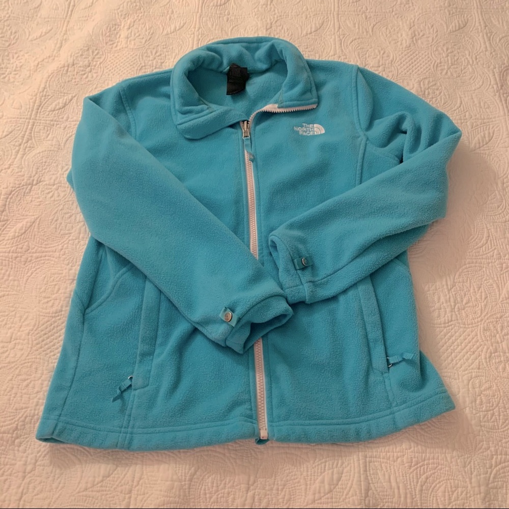 The North Face baby blue full zipper Large (14/16)